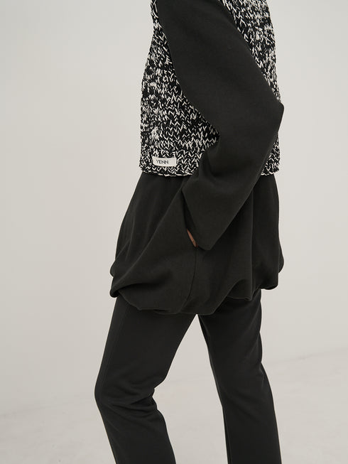 MIX HAND KNIT VEST /Y254-91117